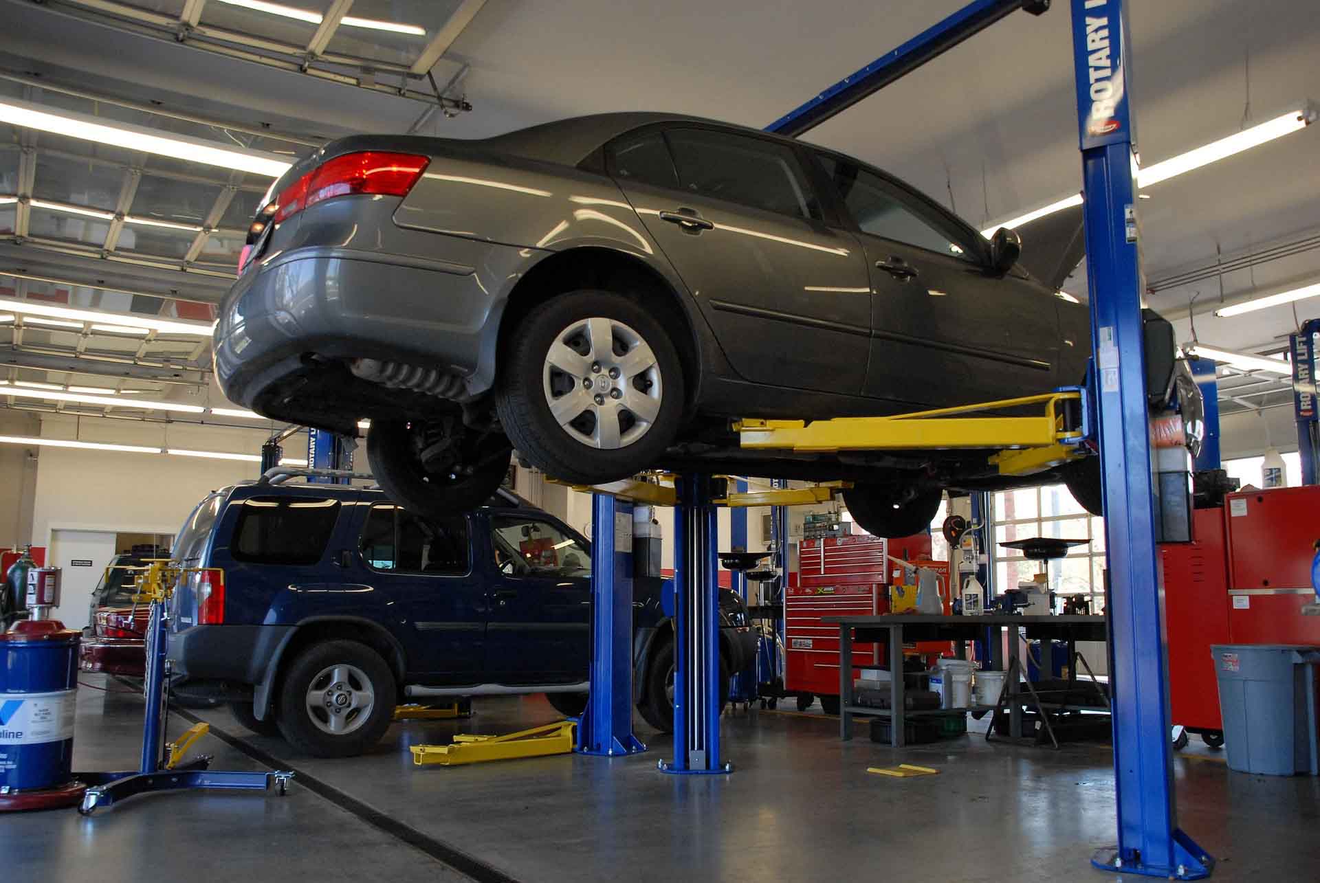 Precision Auto Repair shop interior